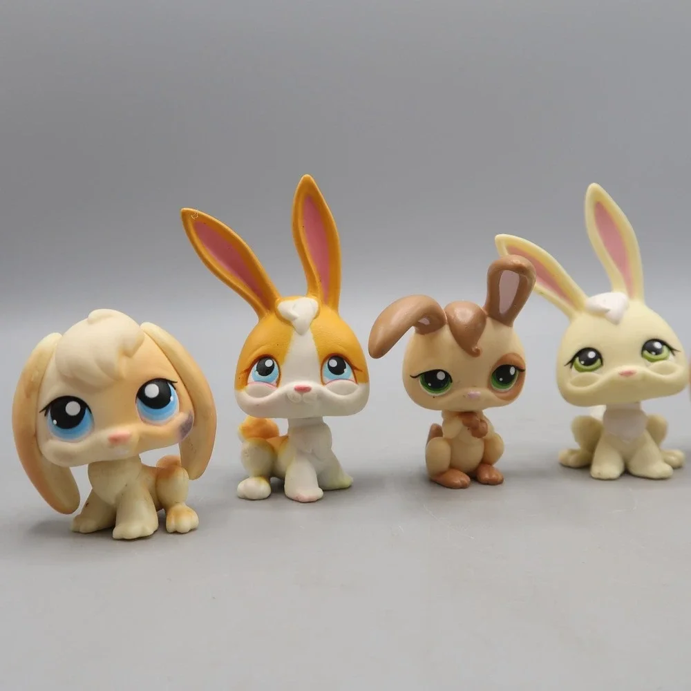 Authentic Vintage Littlest Pet Shop LPS Lot Rabbit Bunny pink‎ magnet